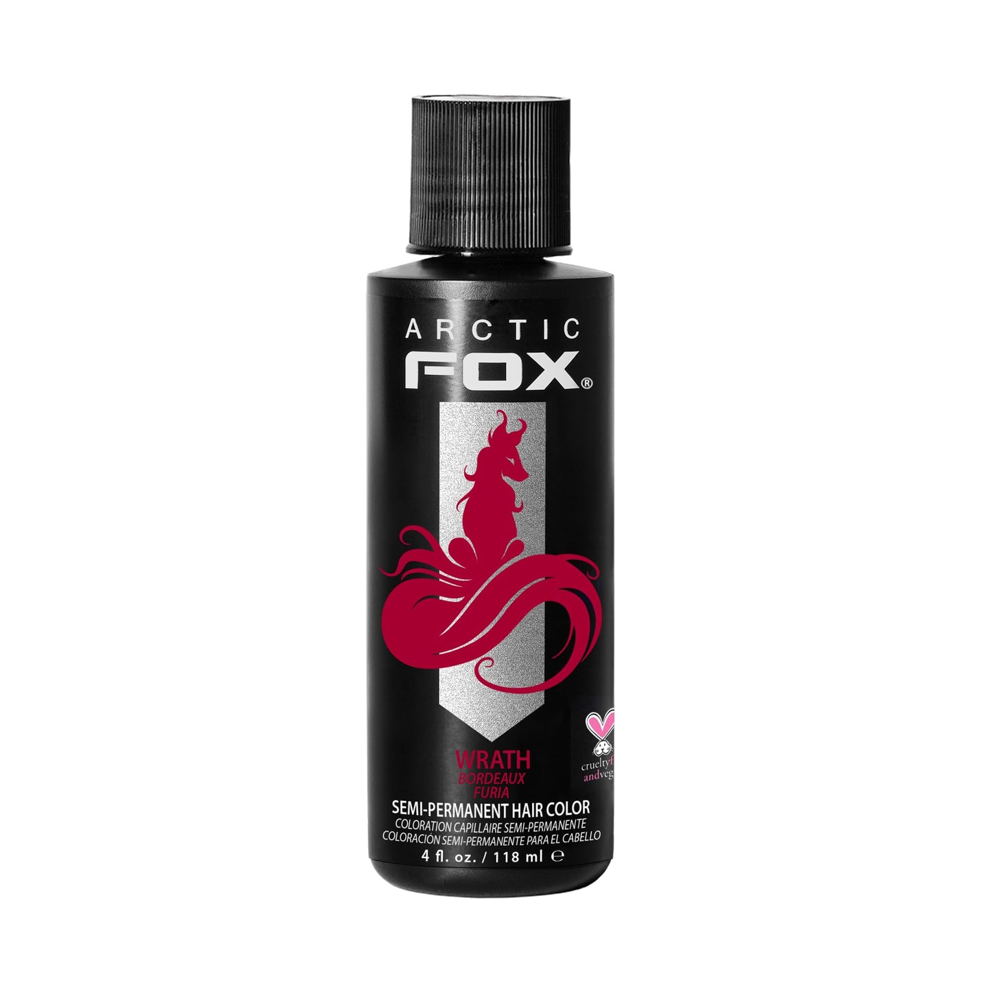 ARCTIC FOX Semi-Permanent Hair Dye - Sunset Orange, Vegan - 2 x 8 oz