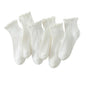 Hstyle 6 Pairs of Ruffle Socks Women, Cute Ruffle Ankle Socks