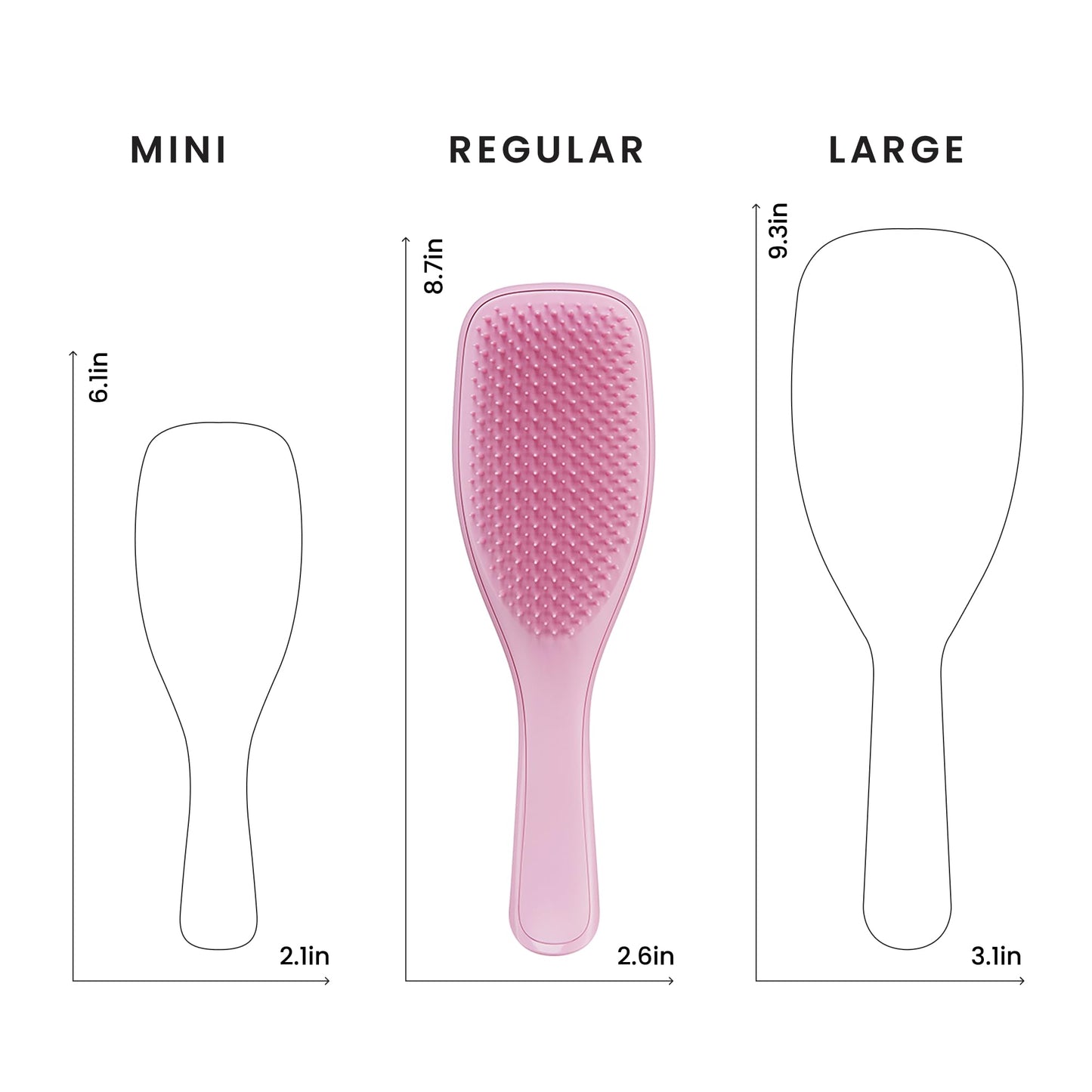 Tangle Teezer Ultimate Detangler Brush, Straight to Wavy, Liquorice Black