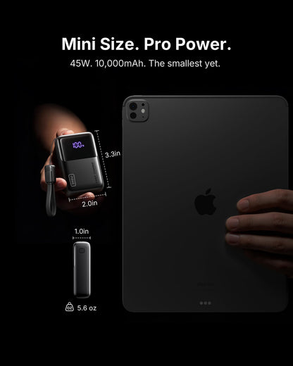 INIU Portable Charger, Ultra Mini 10000mAh 45W Fast Charging Power Bank