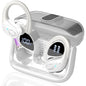 Wireless Earbuds 75H Bluetooth 5.4 Sport Headphones with Earhooks, Black