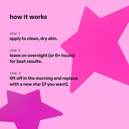 Starface Hydro-Star® Snoopy Red Puffer Hydrocolloid Pimple Patch, 32 ct