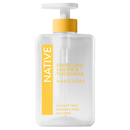 Native Liquid Hand Soap, Toasted Vanilla & Honey Scent, Non-Drying Formula for Soft, Smooth Hands, Made with Plant-Based Cleansers, Sulfate & Paraben Free, 13 oz Bottle