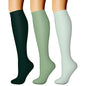 CHARMKING Compression Socks for Women & Men Circulation (3 Pairs) 15-20 mmHg is Best Support for Athletic Running Cycling