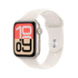 Apple Watch SE 3 [GPS 44mm] Smartwatch with Midnight Aluminum Case with Midnight Sport Band - M/L. Fitness and Sleep Trackers, Heart Rate Monitor, Always-On Display, Water Resistant