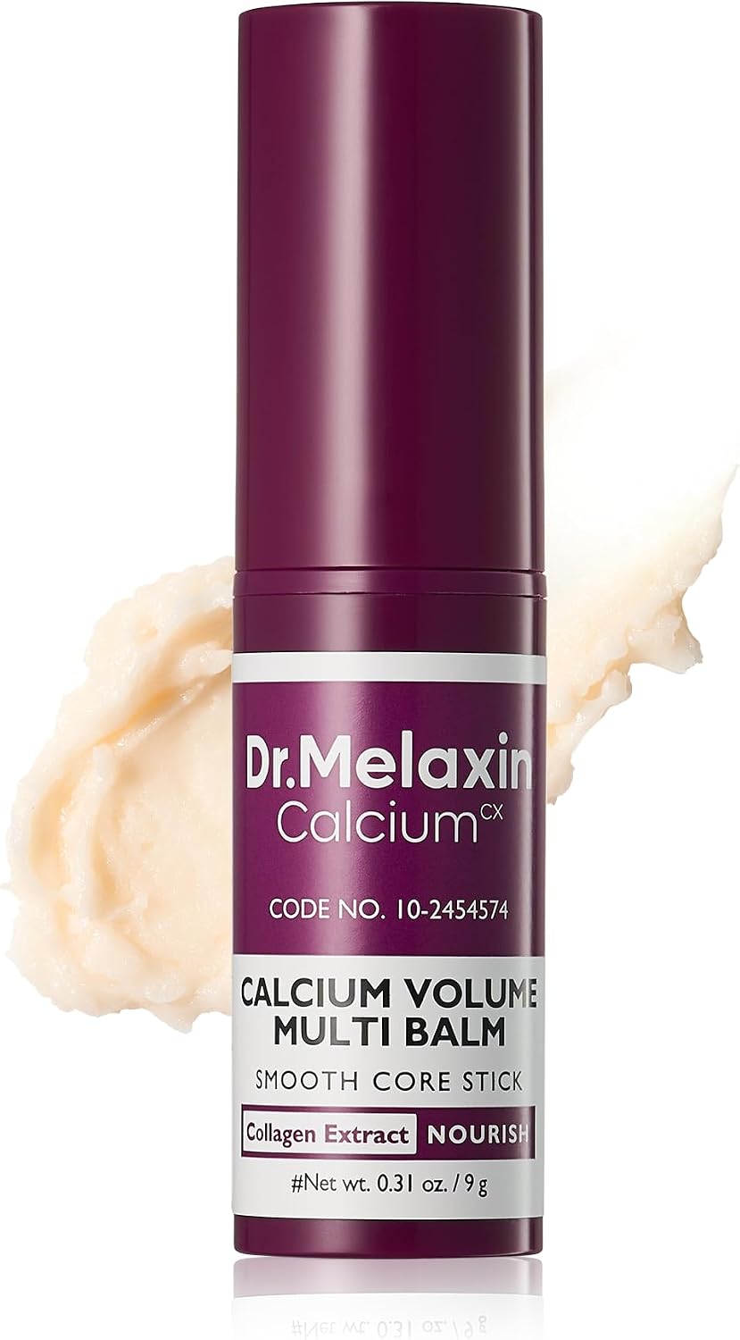 Dr.Melaxin Collagen Multi Balm Stick, Calcium & Adenosine Korean Wrinkle Stick for Eye, Neck & Face, Firming Collagen Stick, Under Eye Balm for Dark Circles & Depuffing, Korean Skin Care, 0.31 oz