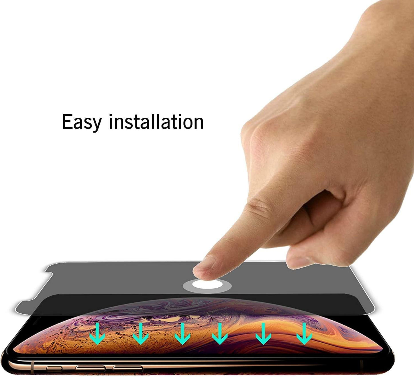Ailun 3 Pack Privacy Screen Protector for iPhone 16 Pro Max, Tempered Glass