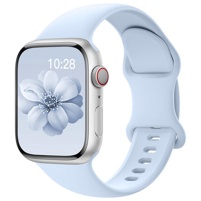 Sport Silicone Band Compatible with Apple Watch Bands 40mm 38mm 41mm 44mm 45mm 42mm 49mm Women Men,Soft Wristband Waterproof Replacement Sport Strap for iWatch Bands Series 9 8 7 6 5 4 3 2 1 SE Ultra