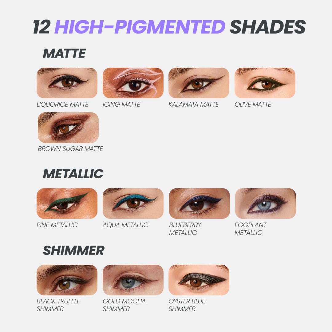 Wonderskin Eyeliner Pencil 1440 Longwear Eyeliner Waterproof & Smudge Proof