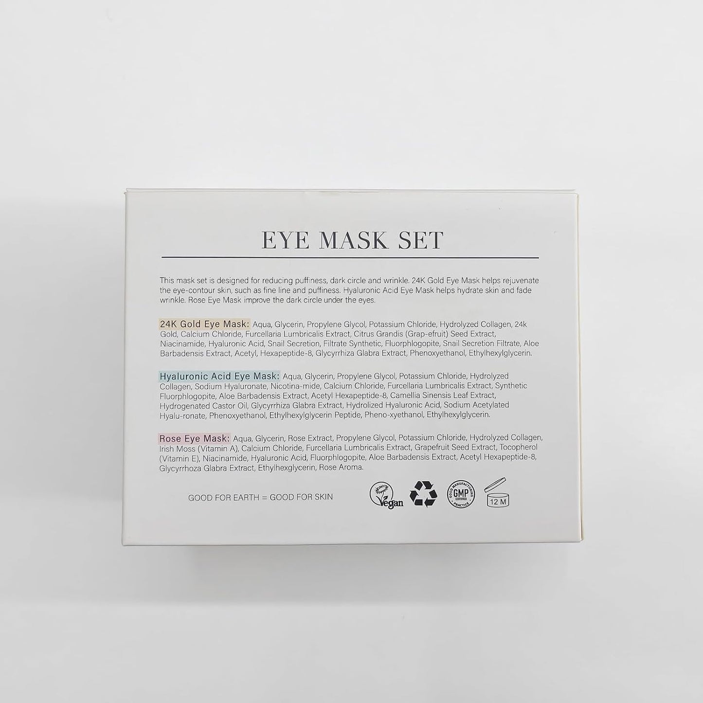 PEAUAMIE Under Eye Patches Gold and Hyaluronic Acid for puffy eyes,Rose Eye Masks for Dark Circles and Puffiness skin care Smooth Wrinkles products 30 Pairs