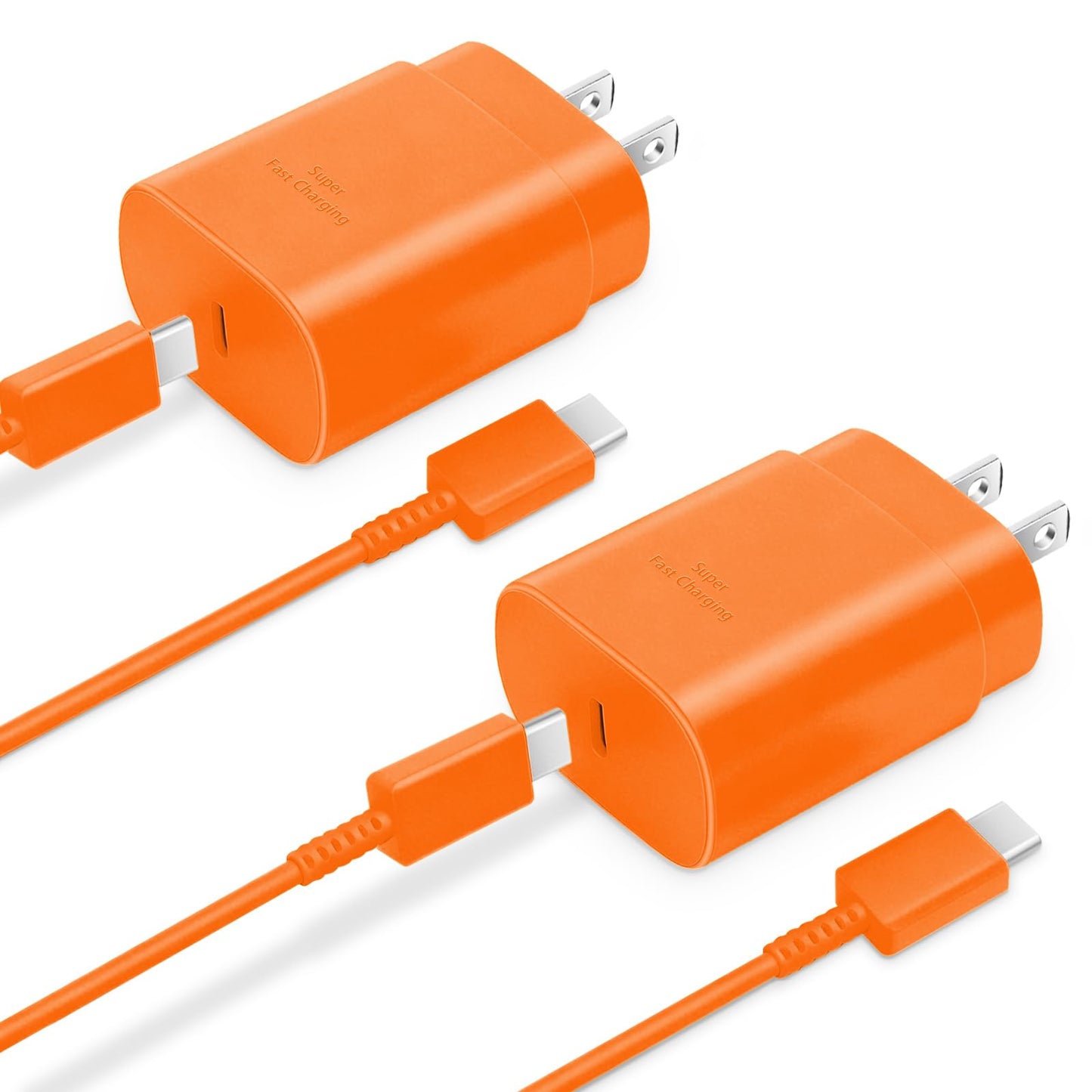 GUUSMART Type C Charger 2-Pack 25W Long 6ft USB C Charger Cable