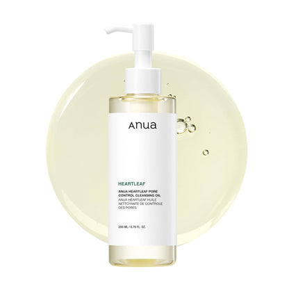 Anua Heartleaf Pore Control Cleansing Oil, Korean Skincare, 6.76 fl.oz