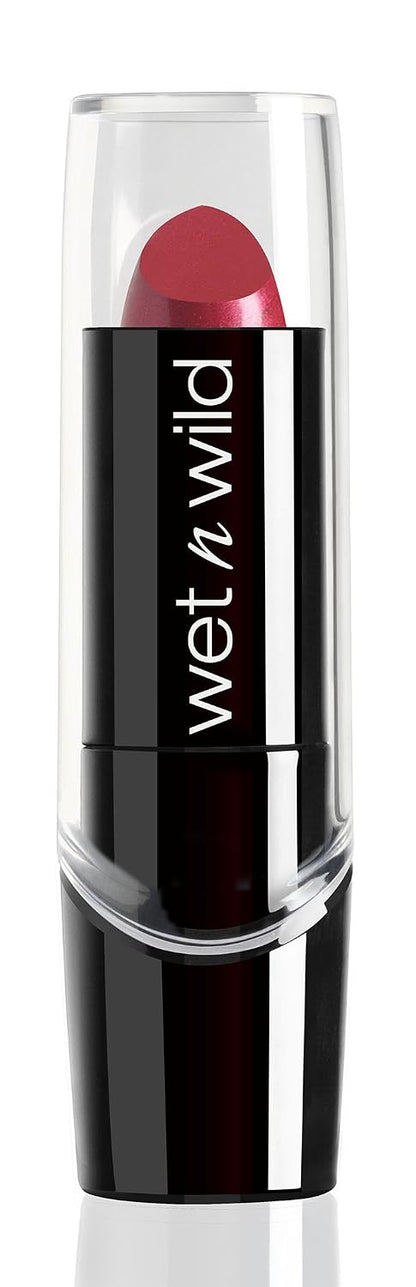 wet n wild Silk Finish Lipstick, Hydrating Rich Buildable Lip Color, Formulated with Vitamins A,E, & Macadamia for Ultimate Hydration, Cruelty-Free & Vegan - A Short Affair
