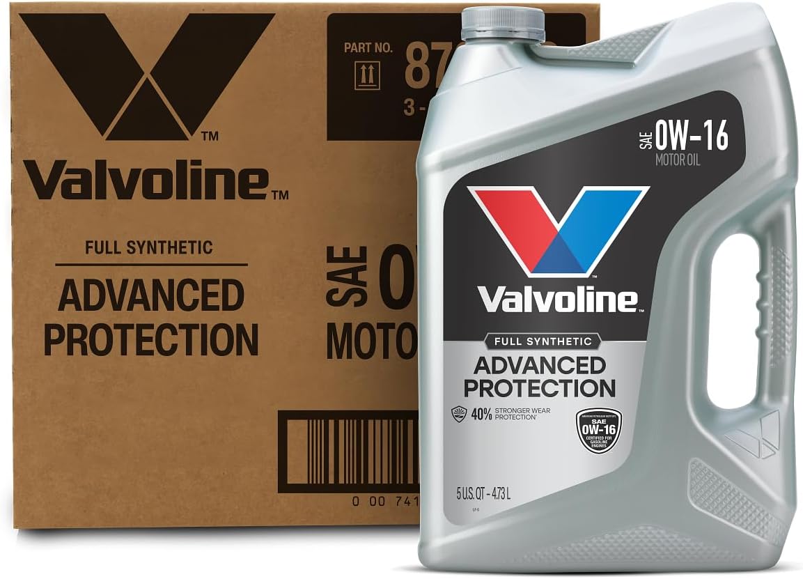 Valvoline Advanced Full Synthetic SAE 0W-20 Motor Oil 5 QT