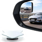 LivTee Blind Spot Mirror, 2" Round HD Glass Frameless Convex Rear View Mirrors Exterior Accessories with Wide Angle Adjustable Stick for Car SUV and Trucks, Pack of 2