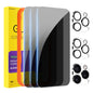 PEHAEL for iPhone 16 Pro Max Privacy Screen Protector+Camera Lens Protector