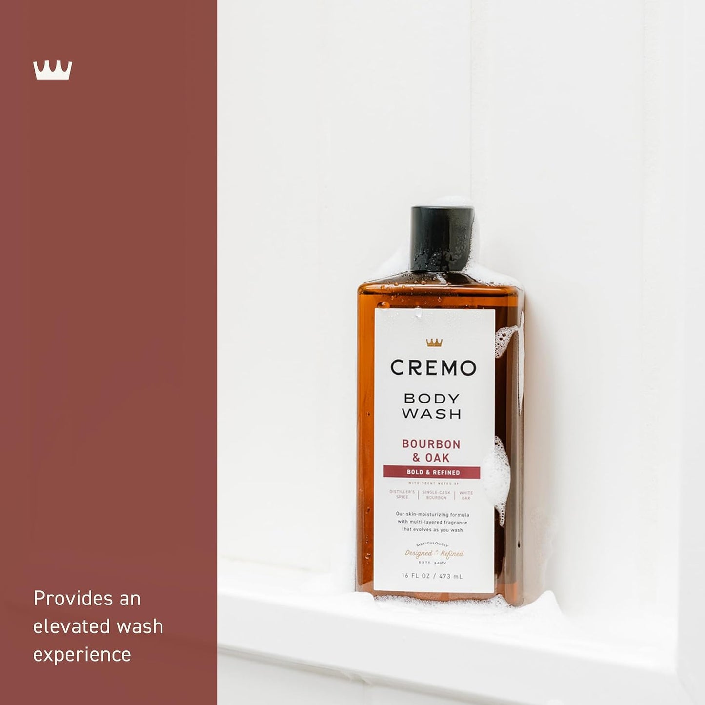 Cremo Body Wash for Men, Cypress Santal, 16 Fl Oz