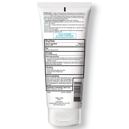 La Roche-Posay Effaclar Medicated Acne Face Wash with 2% Salicylic Acid