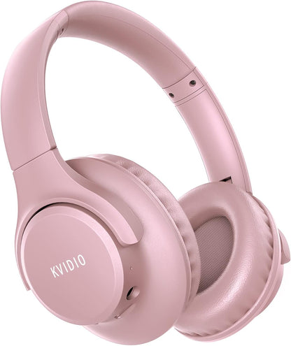 KVIDIO Bluetooth Headphones Wireless Over Ear Headsets 65H Playtime