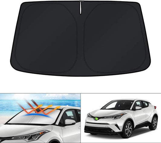 KUST Windshield Sun Shade for 2016 2017 2018 2019 2020 2021 2022 BMW X1 F48 Accessories Custom Fit Sunshade Foldable Window Sun Visor Protector Blocks UV Rays Keep Your Car Cooler