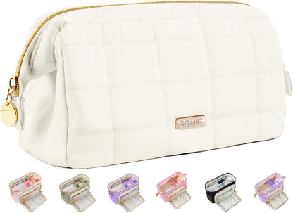 Sooez Large Pencil Case Pouch, Soft Pencil Bag with Zipper, Pen Bag