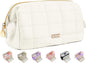 Sooez Large Pencil Case Pouch, Soft Pencil Bag with Zipper, Pen Bag