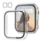 JZK Screen Protector Case for Apple Watch Series 11/10 42mm,Purple+Clear
