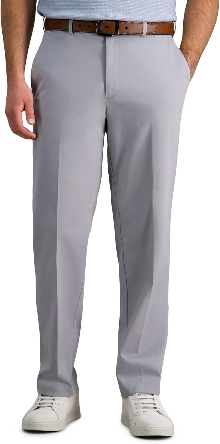 Haggar Men's Classic Fit Premium No Iron Khaki Pant