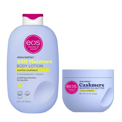 eos Shea Better 24H Moisture Body Lotion- Jasmine Peach, 16 fl oz