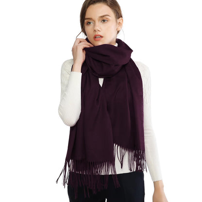 RIIQIICHY Women's Fringe Shawl Wrap Pashmina Scarf for Wedding Evening