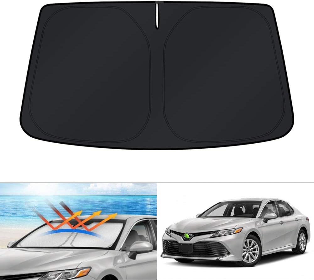 KUST Windshield Sun Shade for 2016 2017 2018 2019 2020 2021 2022 BMW X1 F48 Accessories Custom Fit Sunshade Foldable Window Sun Visor Protector Blocks UV Rays Keep Your Car Cooler