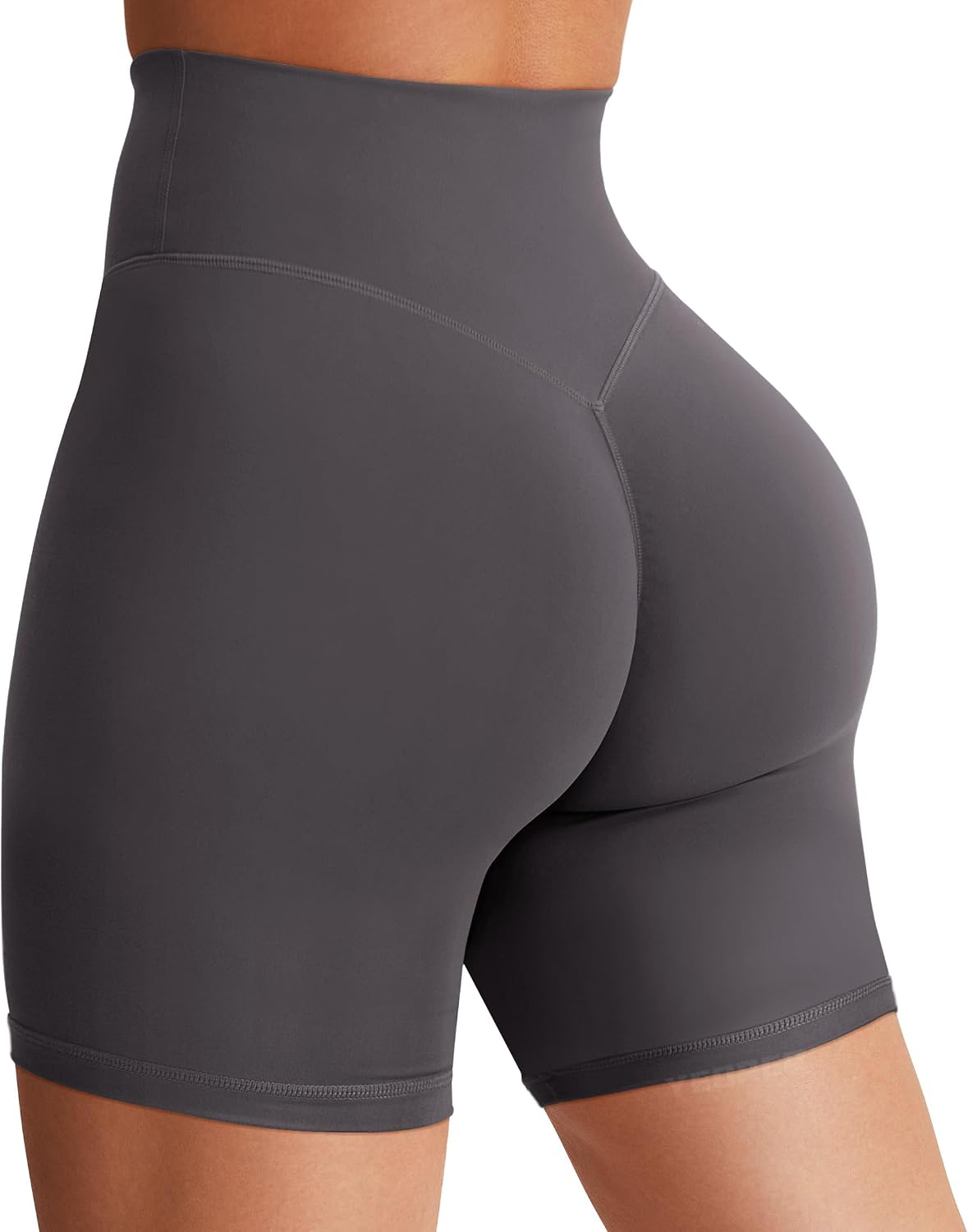 YEOREO SoftHue Women's Biker Shorts Workout Hidden Scrunch Gym Shorts