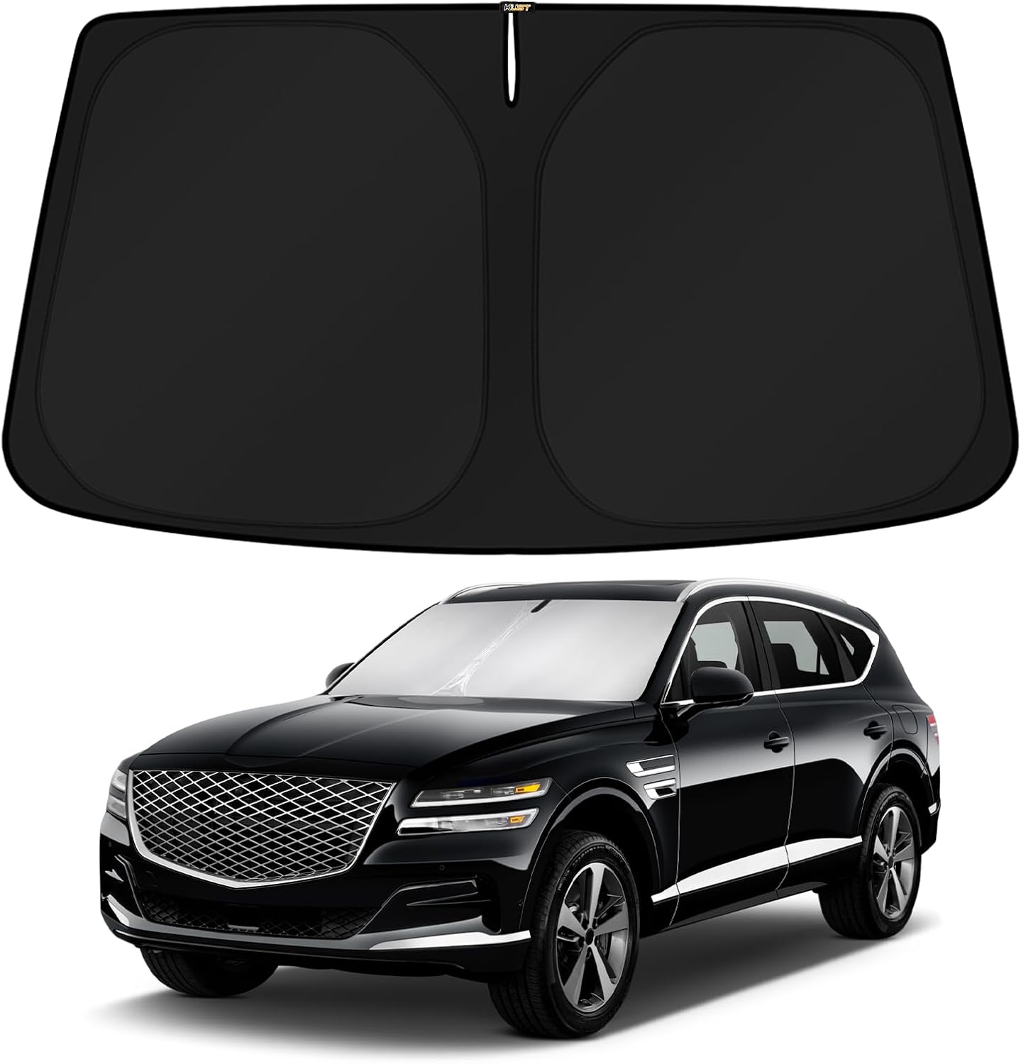 KUST Windshield Sun Shade for 2016 2017 2018 2019 2020 2021 2022 BMW X1 F48 Accessories Custom Fit Sunshade Foldable Window Sun Visor Protector Blocks UV Rays Keep Your Car Cooler