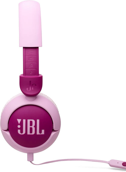 JBL Junior 320 Kids Headphones, Wired, Volume-Limited - Purple