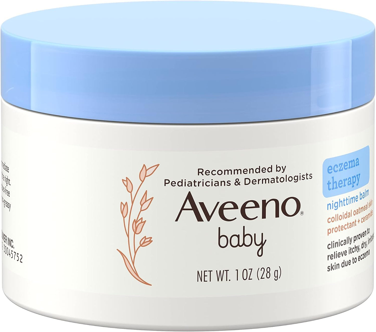 Aveeno Baby Eczema Therapy Nighttime Body Balm, Hypoallergenic, 11 oz