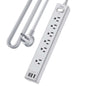 Yintar 6Ft Surge Protector Power Strip with 8 Outlets and 4 USB Ports