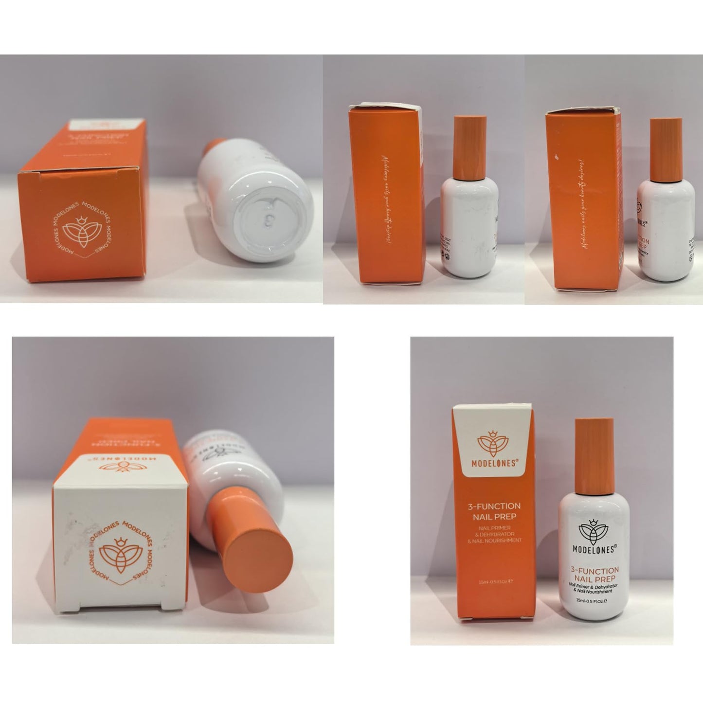modelones Gel Top Base Coat Set 15ml 2026 Upgrade No Wipe Super Shine