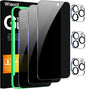 Wiaocit Tempered Glass Privacy Screen Protector for iPhone 15 Pro