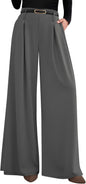 PRETTYGARDEN Womens Wide Leg Dress Pants Flowy Trousers