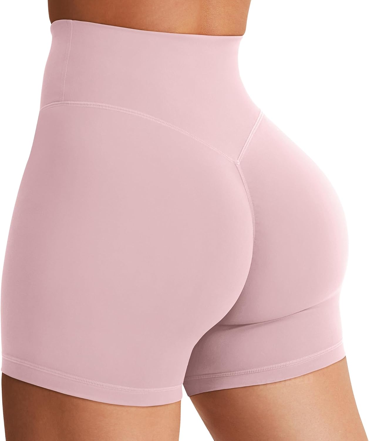 YEOREO SoftHue Women's Biker Shorts Workout Hidden Scrunch Gym Shorts