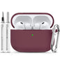 Ljusmicker for AirPods 4 Case 2024 with Cleaner Kit,Milk Tea