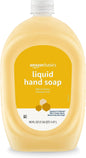 Amazon Basics Liquid Hand Soap Refill, Milk and Honey Scent, Triclosan-Free, pH Balanced, Dermatologist Tested, 50 Fluid Ounces, 2-Pack (Previously Solimo)