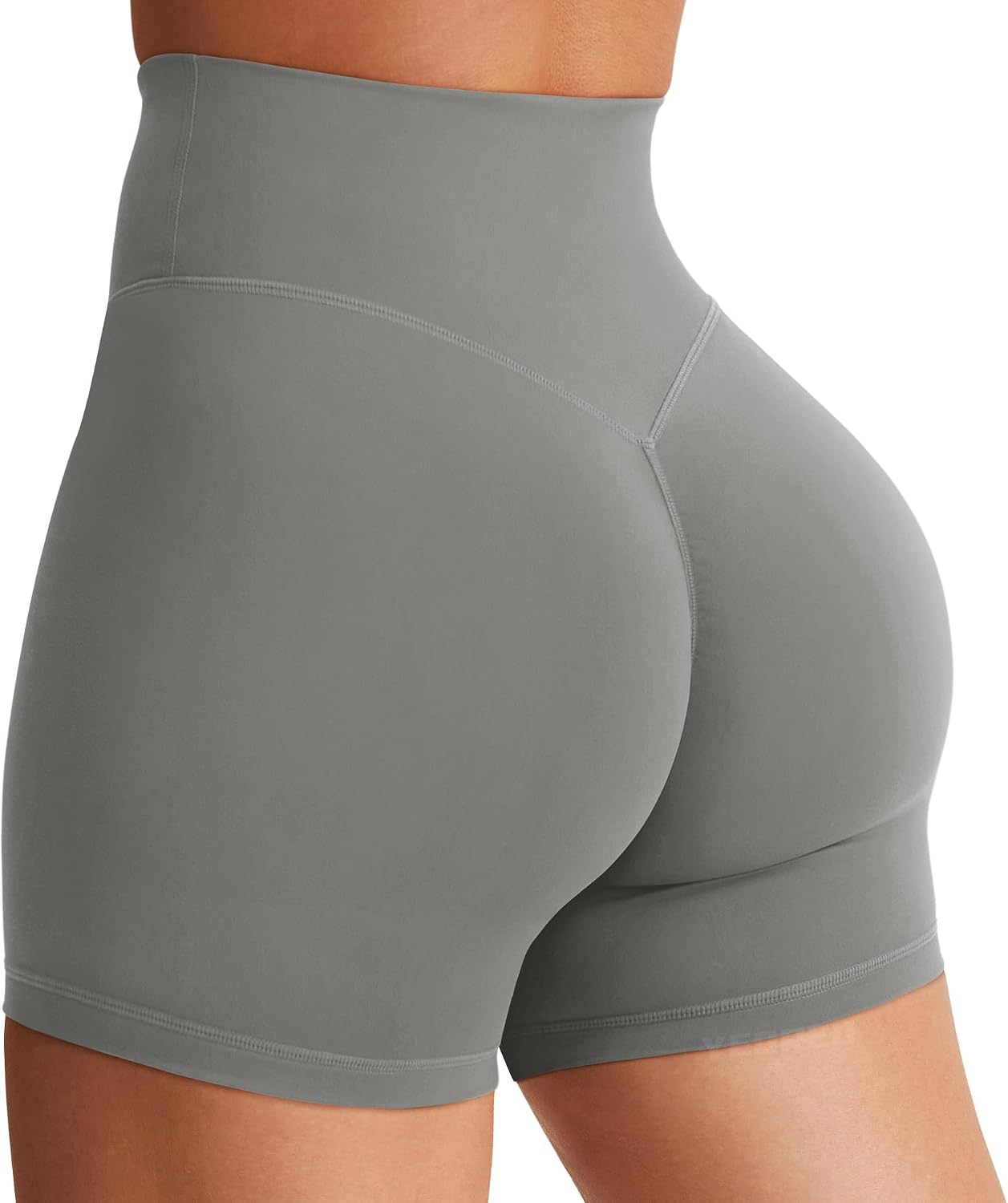 YEOREO SoftHue Women's Biker Shorts Workout Hidden Scrunch Gym Shorts