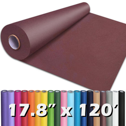 PerkHomy Brown Kraft Paper Roll 36" x 1,440" (120') for Craft Bulletin Board Paper Art Table Covering Crafting Gift Wrapping Bouquet Packing Parcel 70GSM 50LB (Brown, 36" x 120')