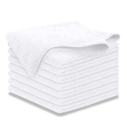 USANOOKS Microfiber Cleaning Cloth Grey - 12 Pcs (12.5"x12.5") - High Performance - 1200 Washes, Ultra Absorbent Microfiber Towel Weave Grime & Liquid for Streak-Free Mirror Shine - Car Washing Cloth