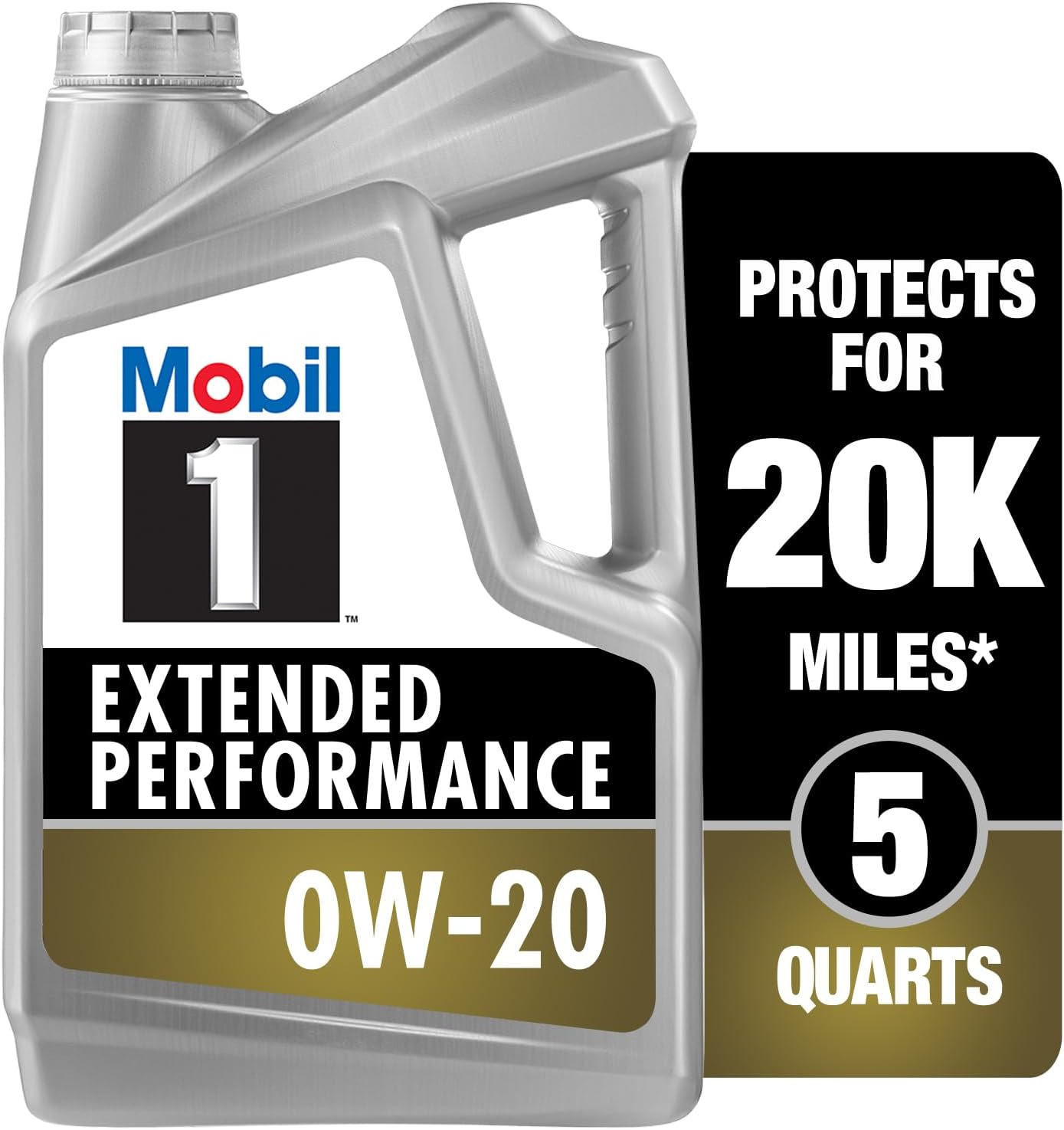 Mobil 1 European Car Formula Full Synthetic Motor Oil 0W-40, 5 Quart