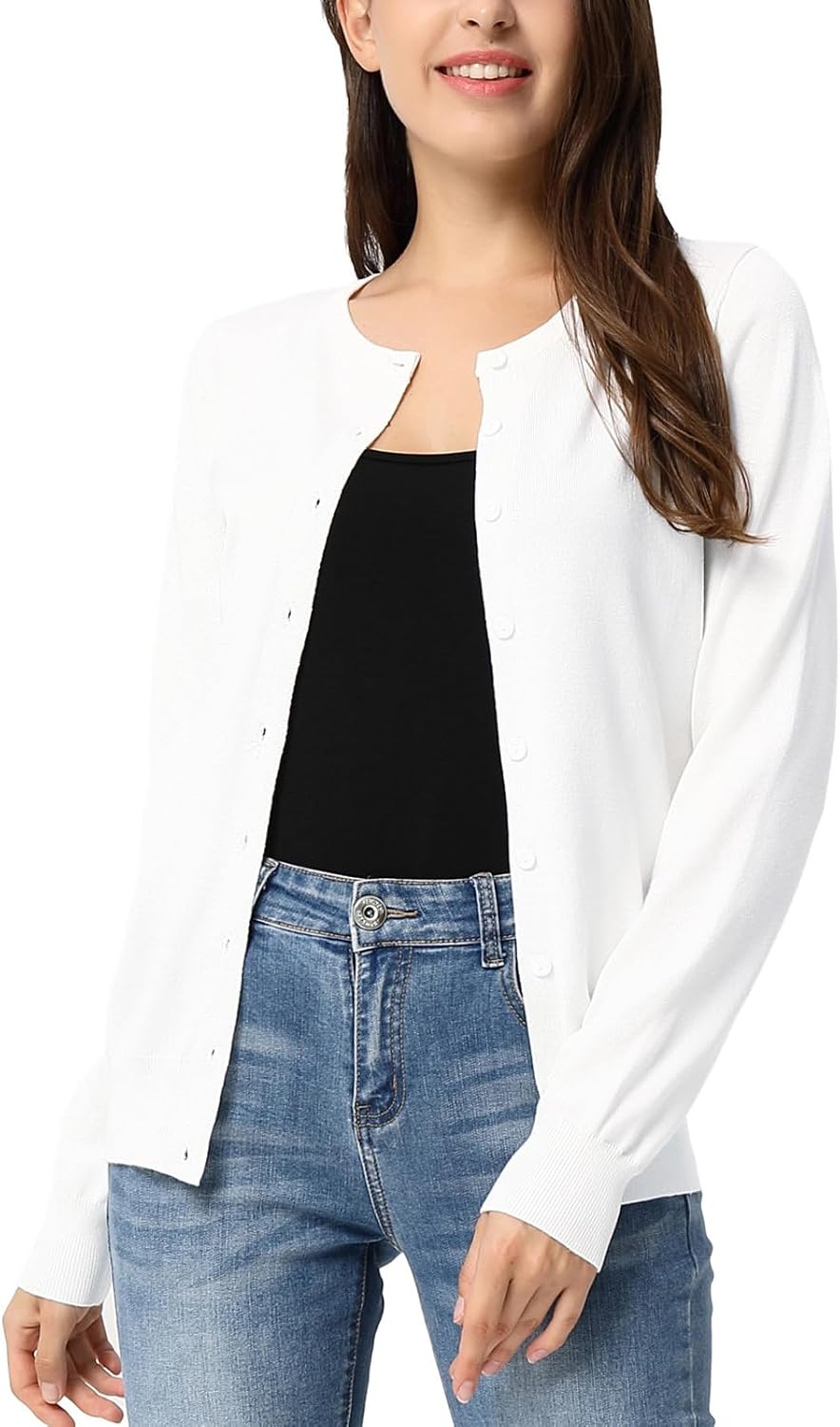 GRACE KARIN Knit Cardigan Sweaters for Women Lightweight Fall Outfits 2026