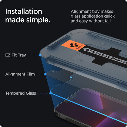 Spigen Screen Protector for iPhone 17 Pro Max, 16 Pro Max