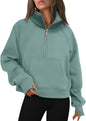 AUTOMET Womens Sweatshirts Half Zip Fleece Pullover Fall Outfits