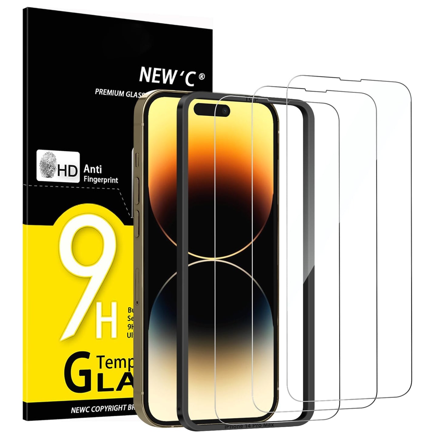 NEW'C for iPhone 17, iPhone 17 Pro, iPhone 16 Pro Screen Protector